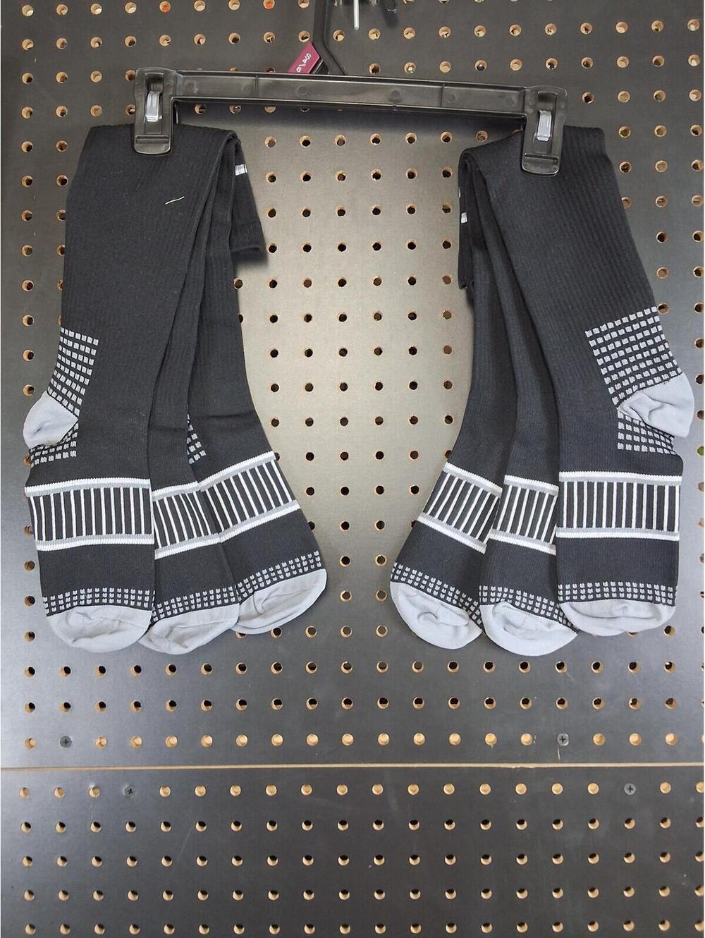 New Stylish Black Socks with Grip - Medium